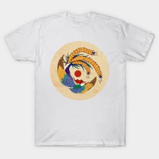 Minhwa: Asian Phoenix A Type (Korean traditional/folk art) T-Shirt